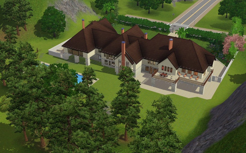 the sims 3 mansion